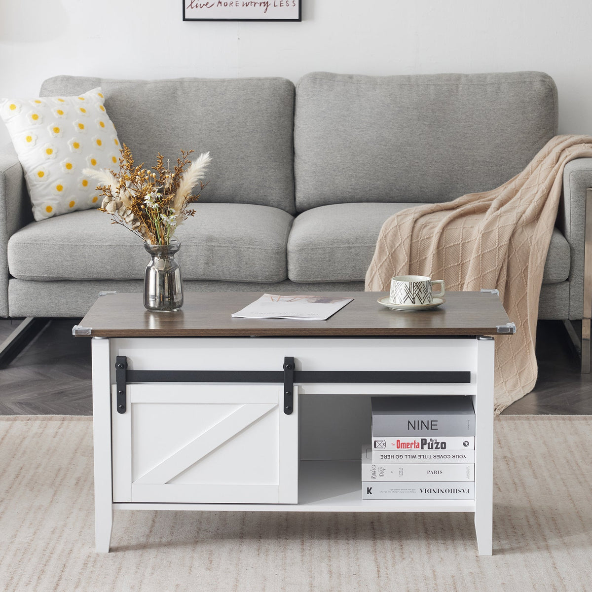 Farmhouse Charm Meets Smart Storage!