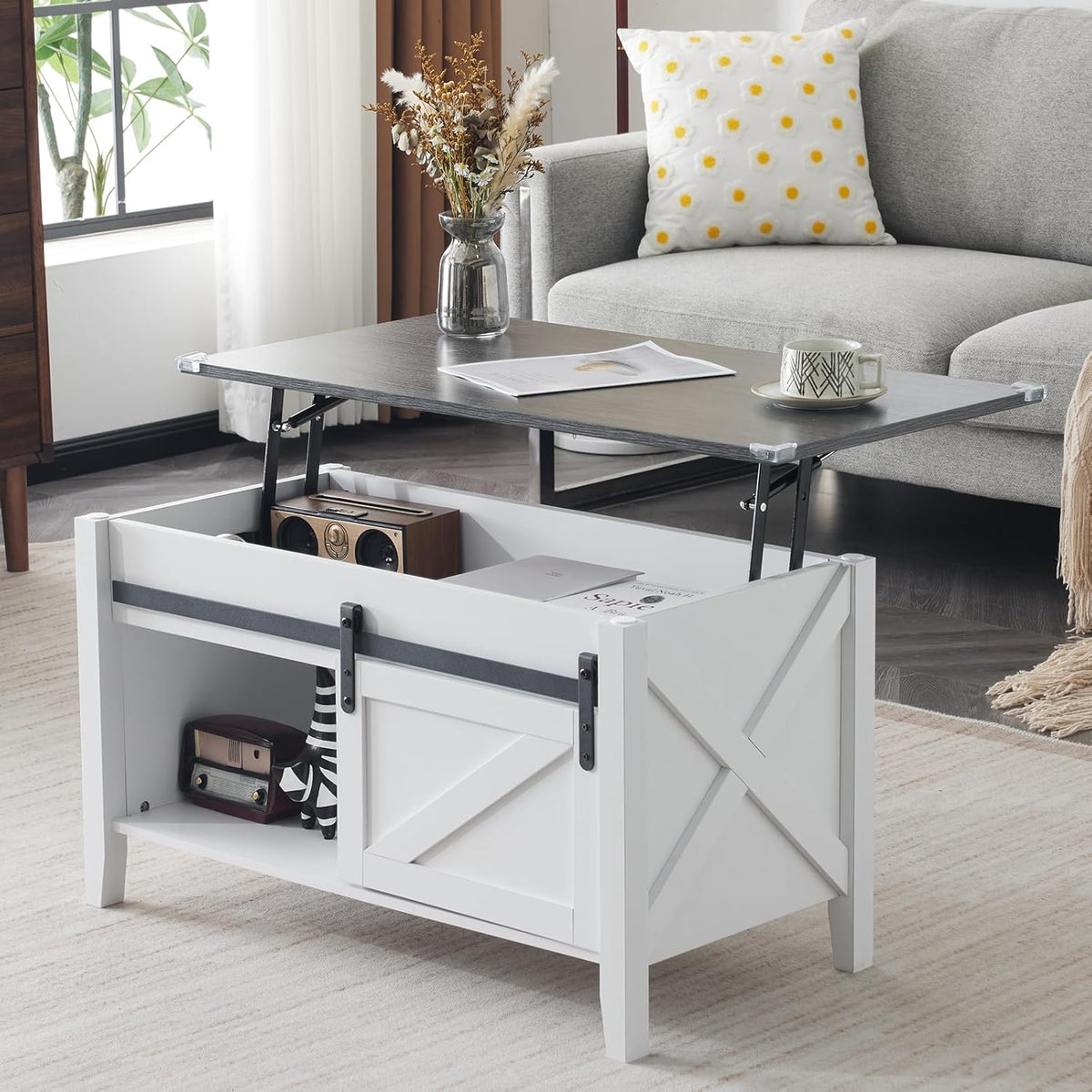 Farmhouse Charm Meets Smart Storage!