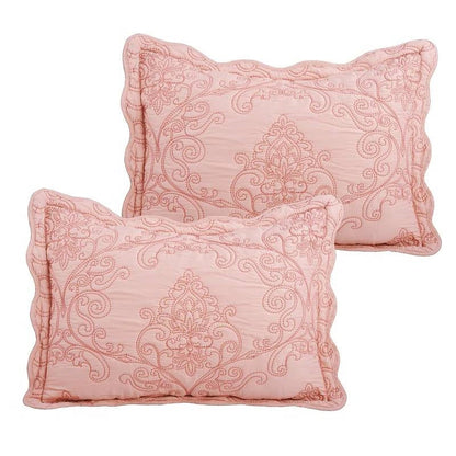 Queen Dusty Pink 4 Piece Oversized Bedspread Set