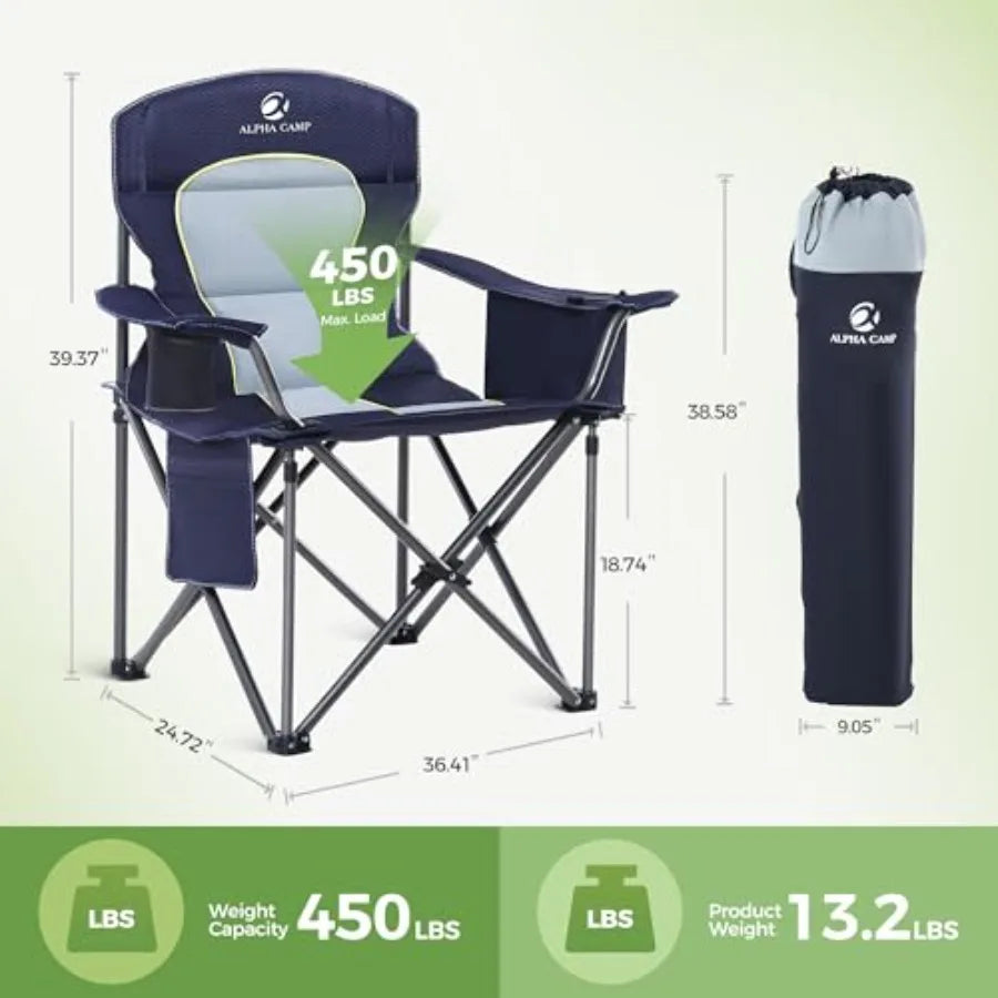 Folding Camping Chair With Cup Holder