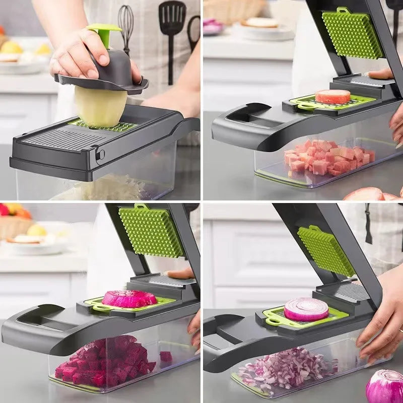 Multifunctional Vegetable Chopper Vegetable Slicer Dicer