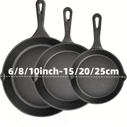 Pre-seasoned Cast Iron Skillet Set