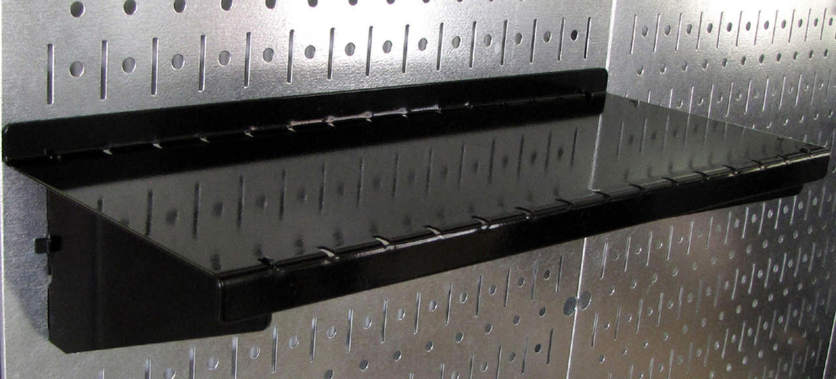 Pro-Grade Galvanized Pegboard Organizer