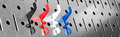 Pro-Grade Galvanized Pegboard Organizer