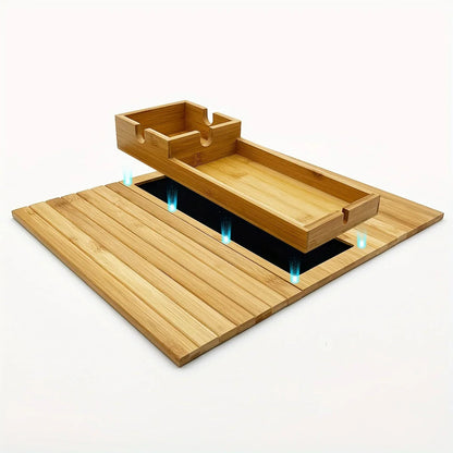 Bamboo Sofa Armrest For Couch Lovers