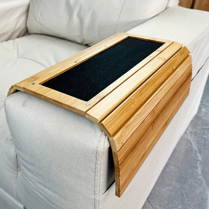 Bamboo Sofa Armrest For Couch Lovers