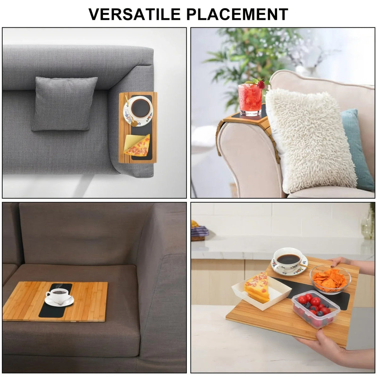 Bamboo Sofa Armrest For Couch Lovers
