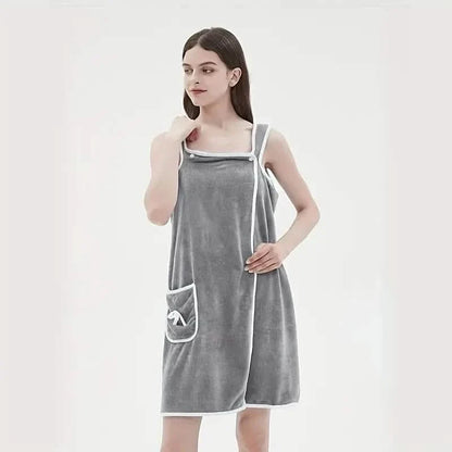 Bowknot Adult Wearable Bath Towels
