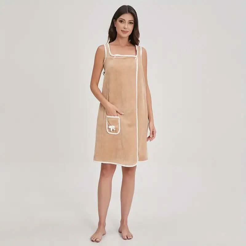 Bowknot Adult Wearable Bath Towels