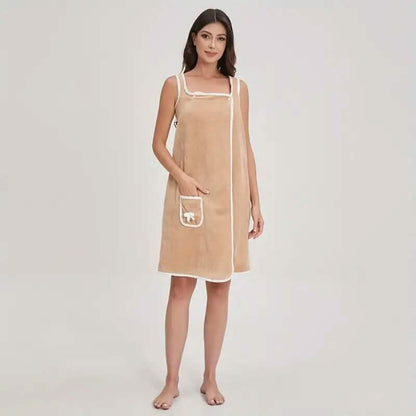 Bowknot Adult Wearable Bath Towels