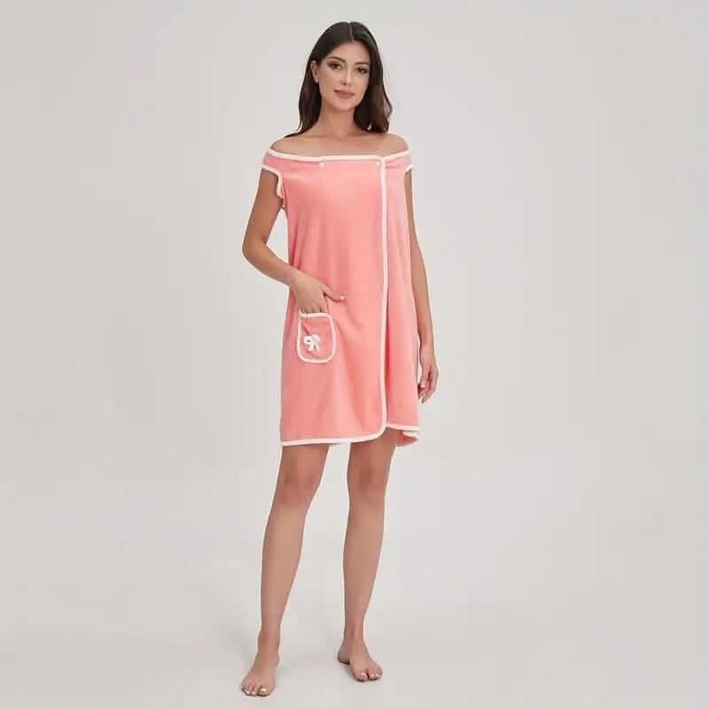 Bowknot Adult Wearable Bath Towels