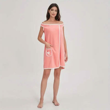 Bowknot Adult Wearable Bath Towels