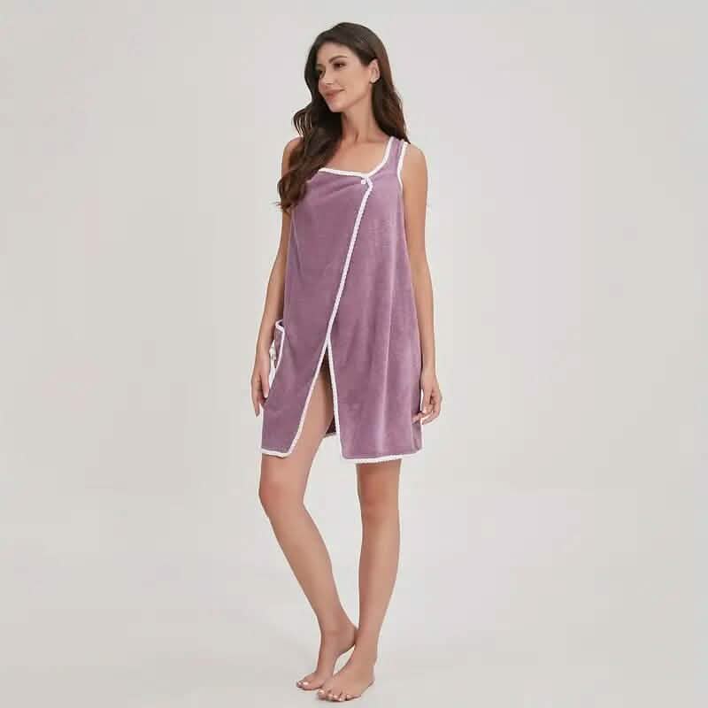 Bowknot Adult Wearable Bath Towels