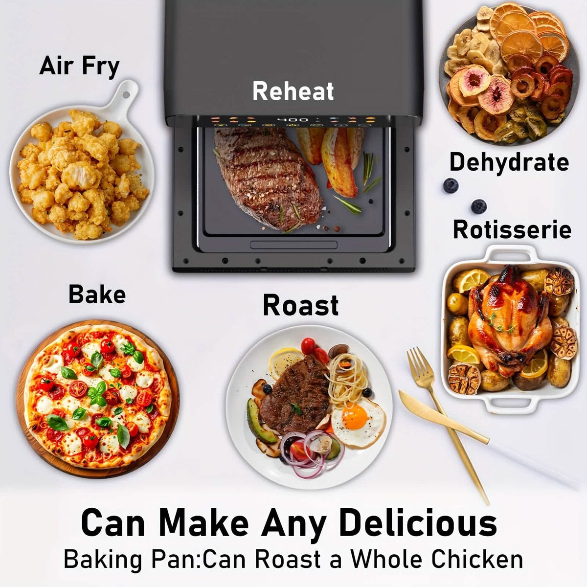 12QT 12-In-1 Smart Air Fryer Oven