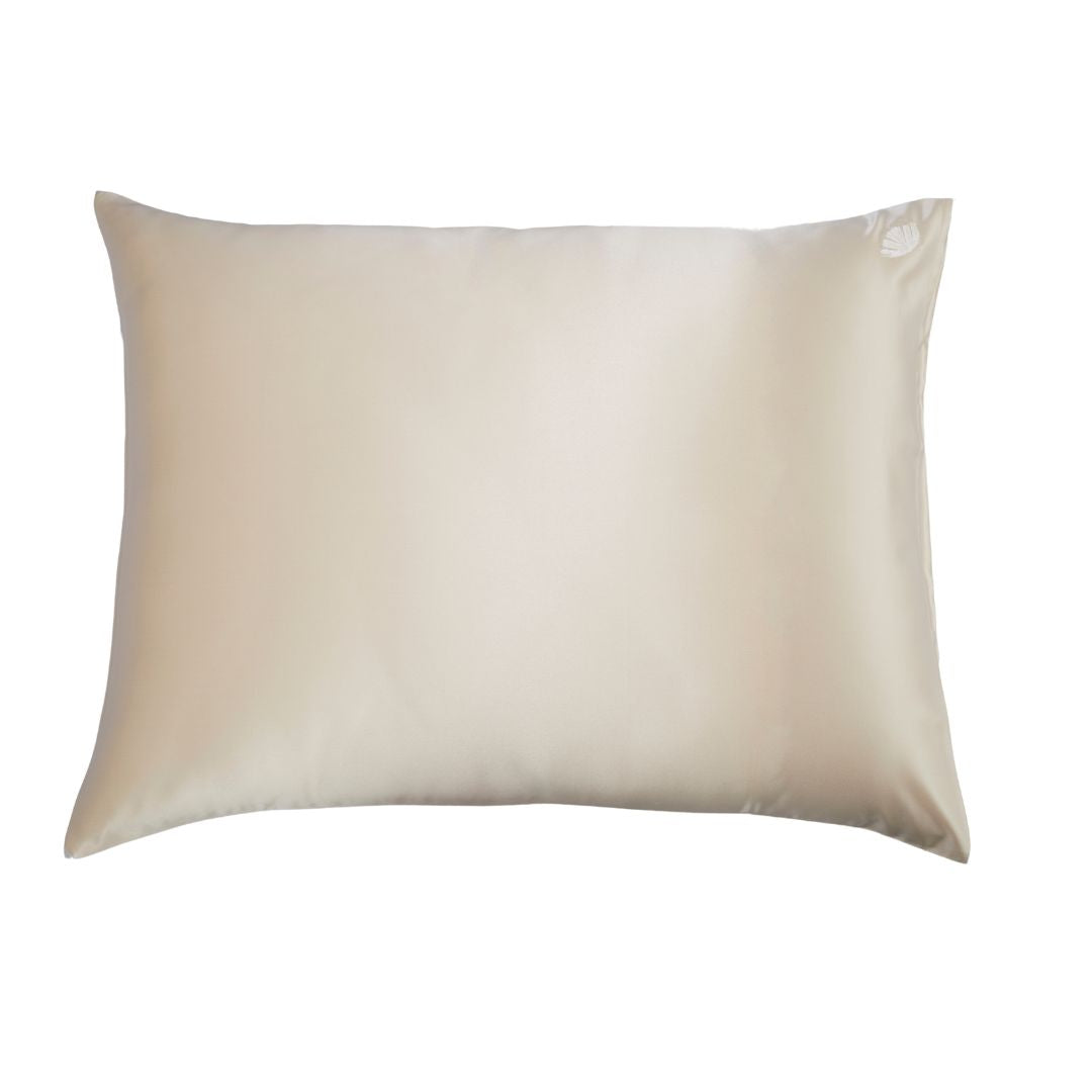 Mulberry Silk Pillowcase With Embroidery