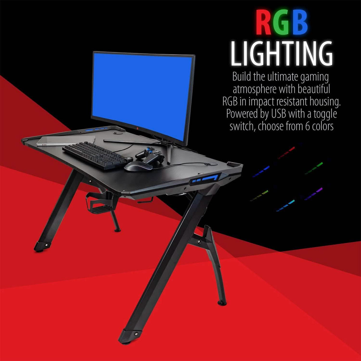 LED Gaming Desk