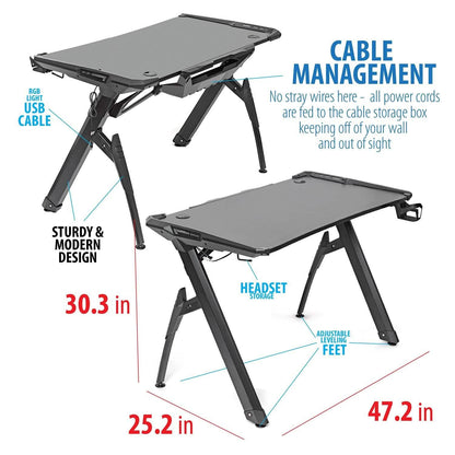 LED Gaming Desk