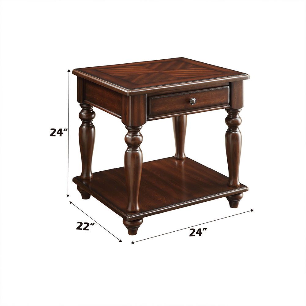Walnut End Table