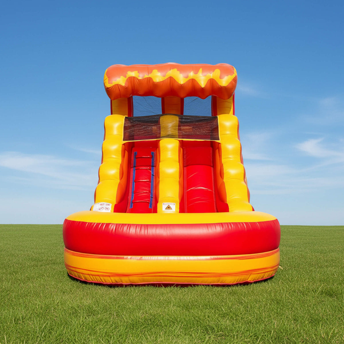 Large Inflatable Water Slide With Pool And Blower