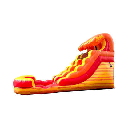 Large Inflatable Water Slide With Pool And Blower