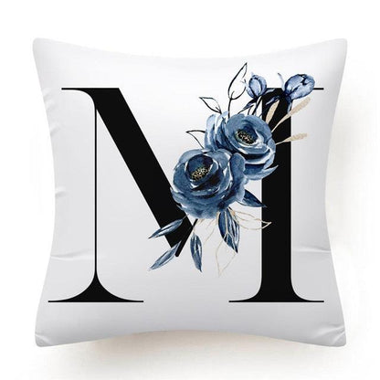 Alphabet Decorative Pillow Cases