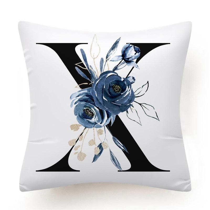 Alphabet Decorative Pillow Cases