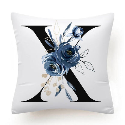 Alphabet Decorative Pillow Cases