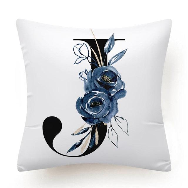 Alphabet Decorative Pillow Cases