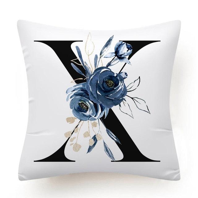 Alphabet Decorative Pillow Cases