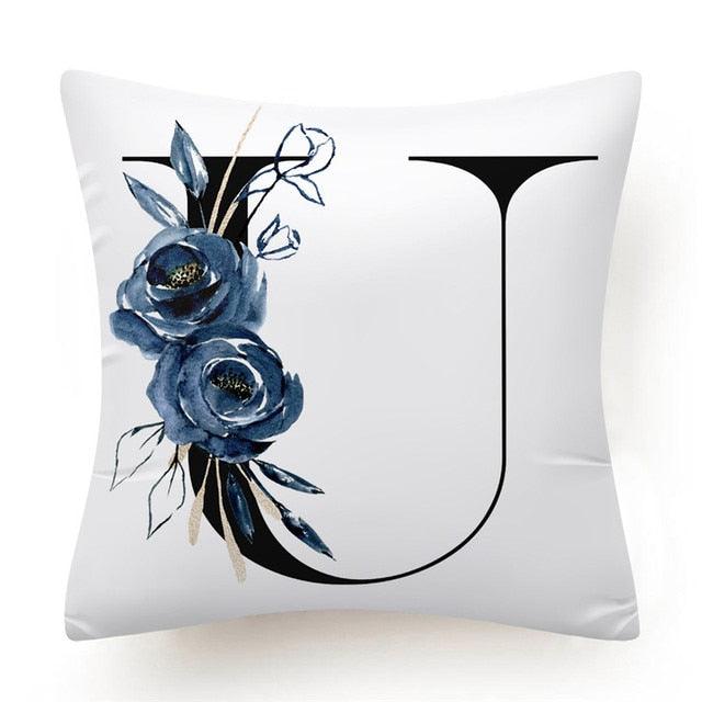 Alphabet Decorative Pillow Cases
