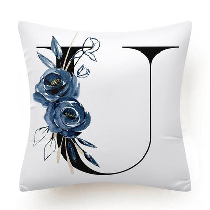 Alphabet Decorative Pillow Cases