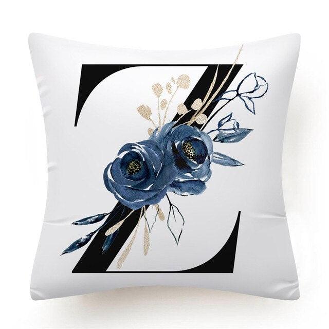 Alphabet Decorative Pillow Cases