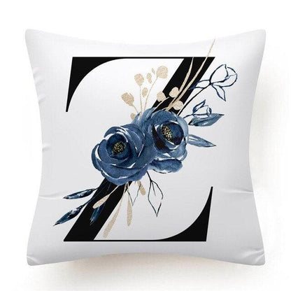 Alphabet Decorative Pillow Cases