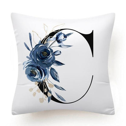 Alphabet Decorative Pillow Cases