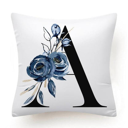 Alphabet Decorative Pillow Cases