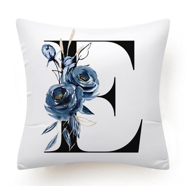 Alphabet Decorative Pillow Cases