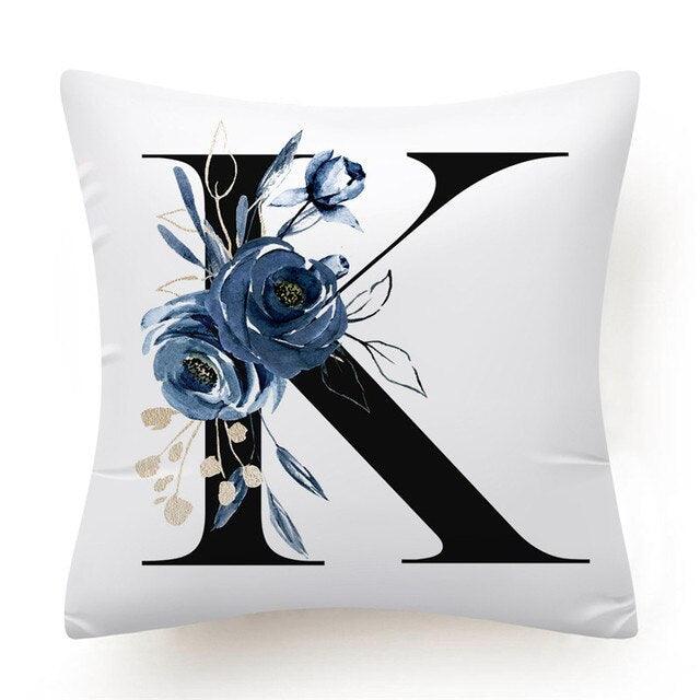 Alphabet Decorative Pillow Cases