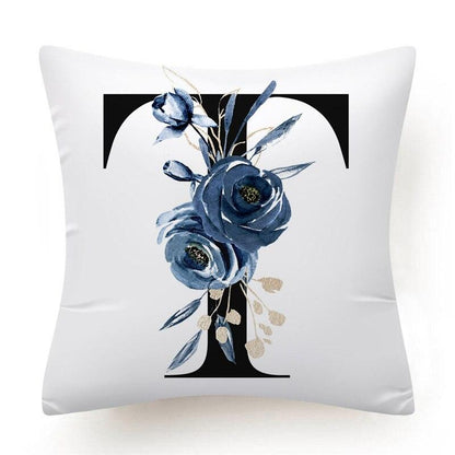 Alphabet Decorative Pillow Cases