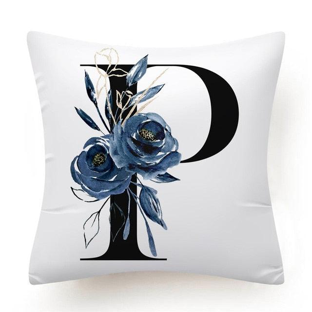 Alphabet Decorative Pillow Cases