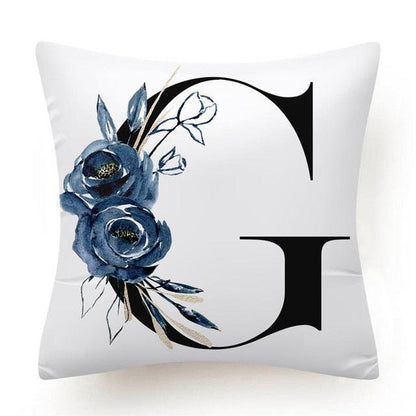 Alphabet Decorative Pillow Cases