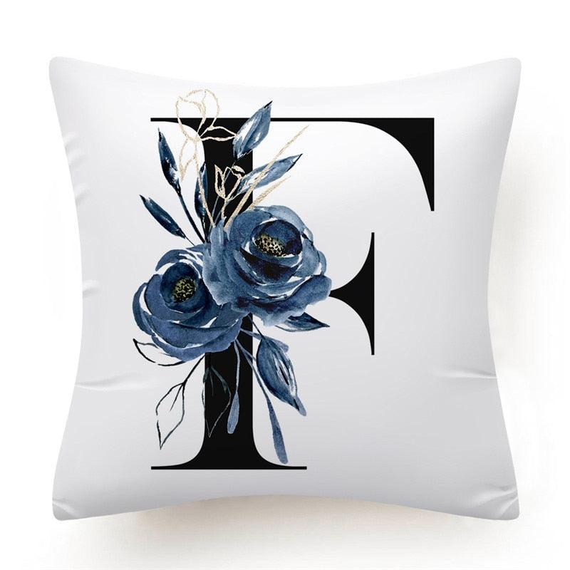 Alphabet Decorative Pillow Cases