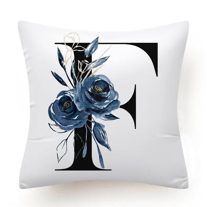 Alphabet Decorative Pillow Cases