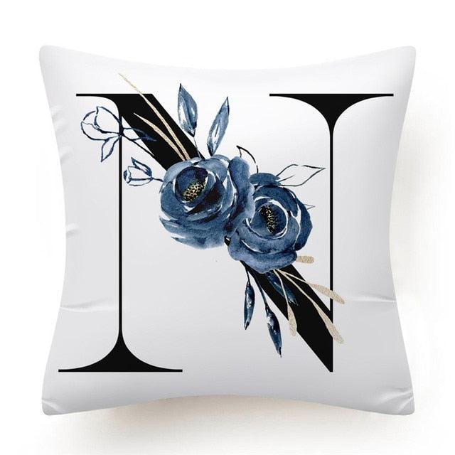 Alphabet Decorative Pillow Cases