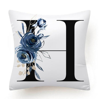 Alphabet Decorative Pillow Cases