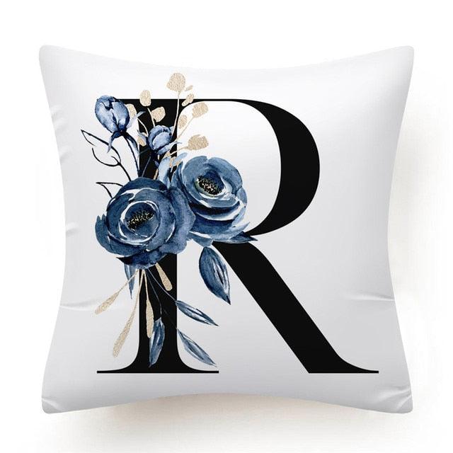 Alphabet Decorative Pillow Cases