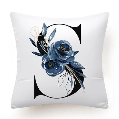 Alphabet Decorative Pillow Cases