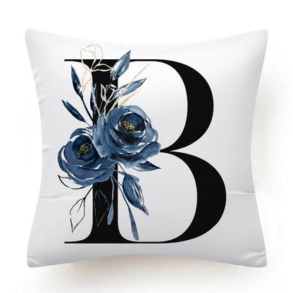 Alphabet Decorative Pillow Cases