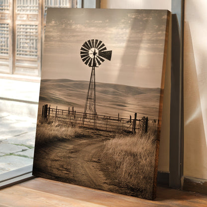 Windmill's Silent Vigil