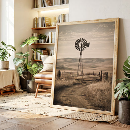Windmill's Silent Vigil