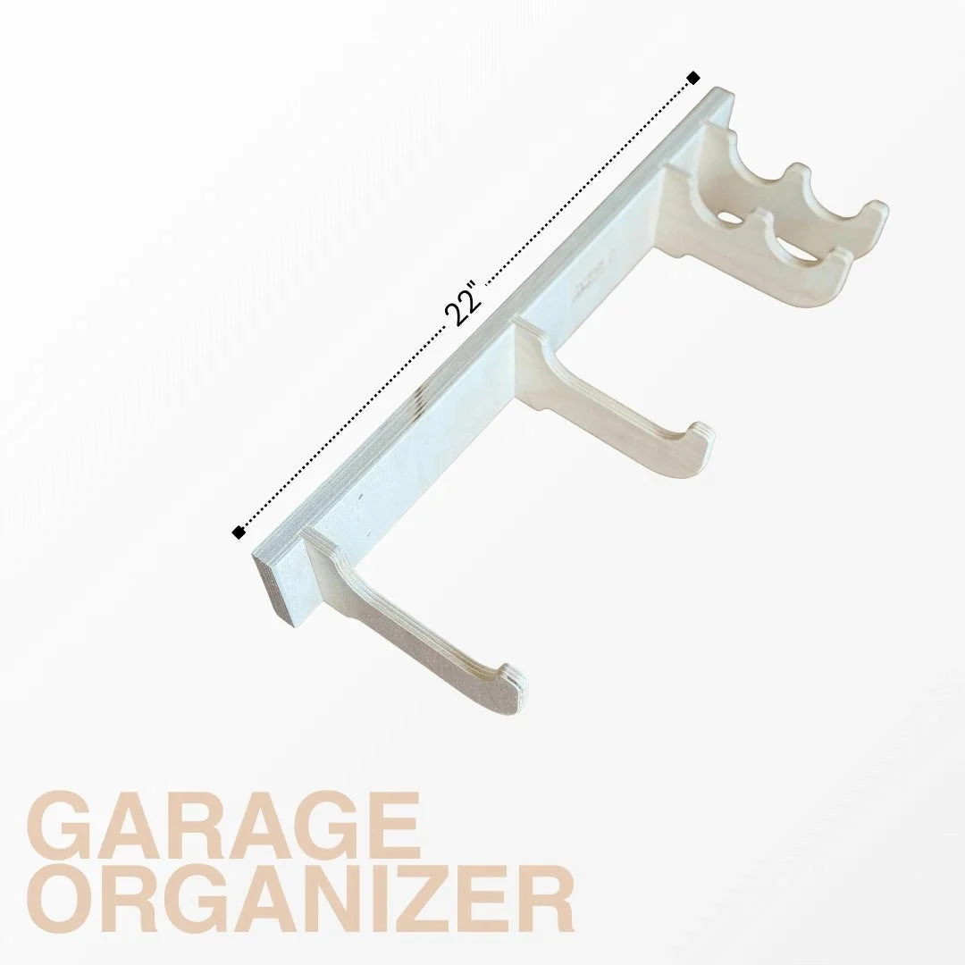 Heavy-Duty Garage Tool Hook Rack